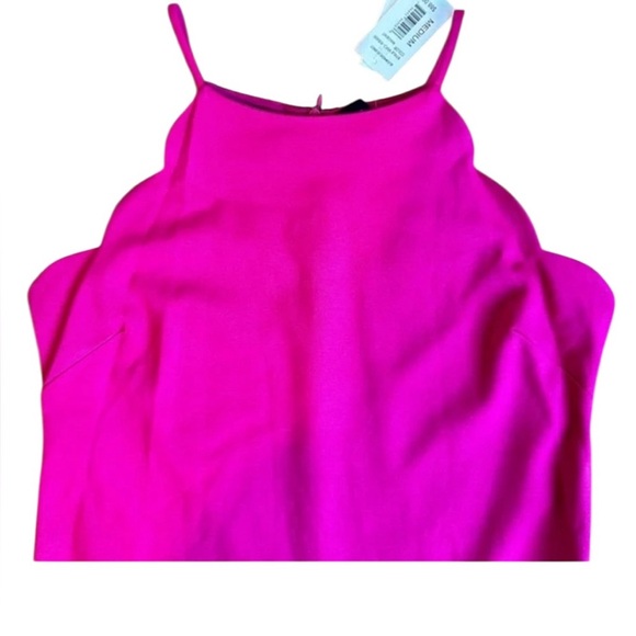 New with tags Aqua brand scalloped magenta dress from Bloomingdale size medium - Picture 4 of 6